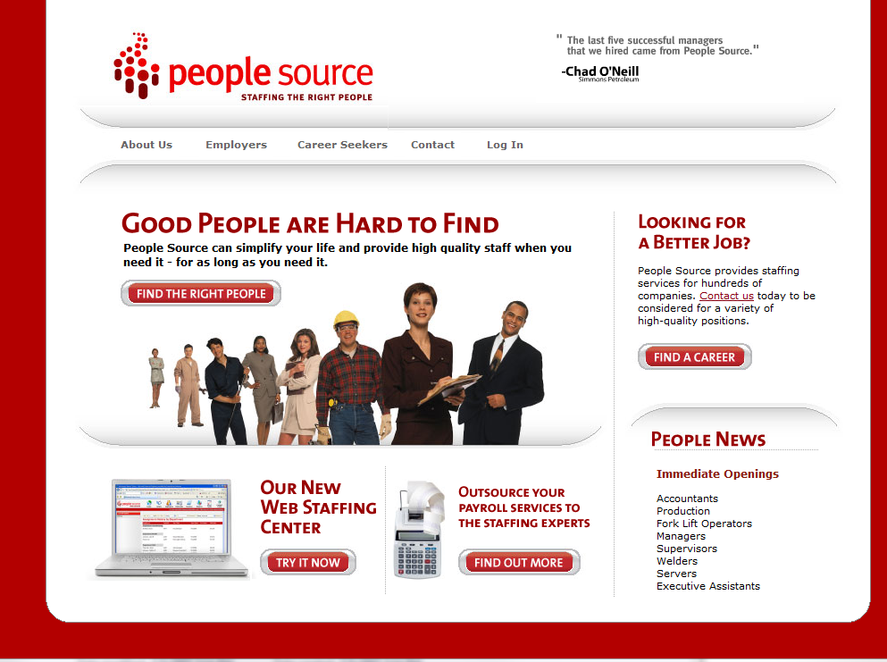 People Source Website