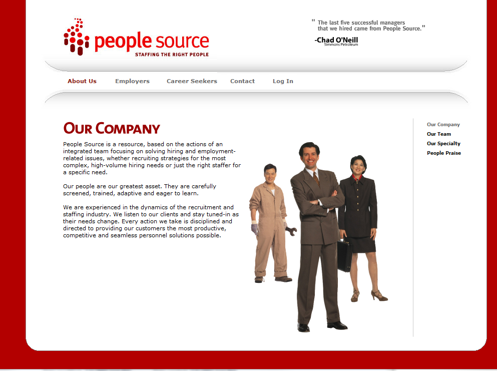 People Source Website