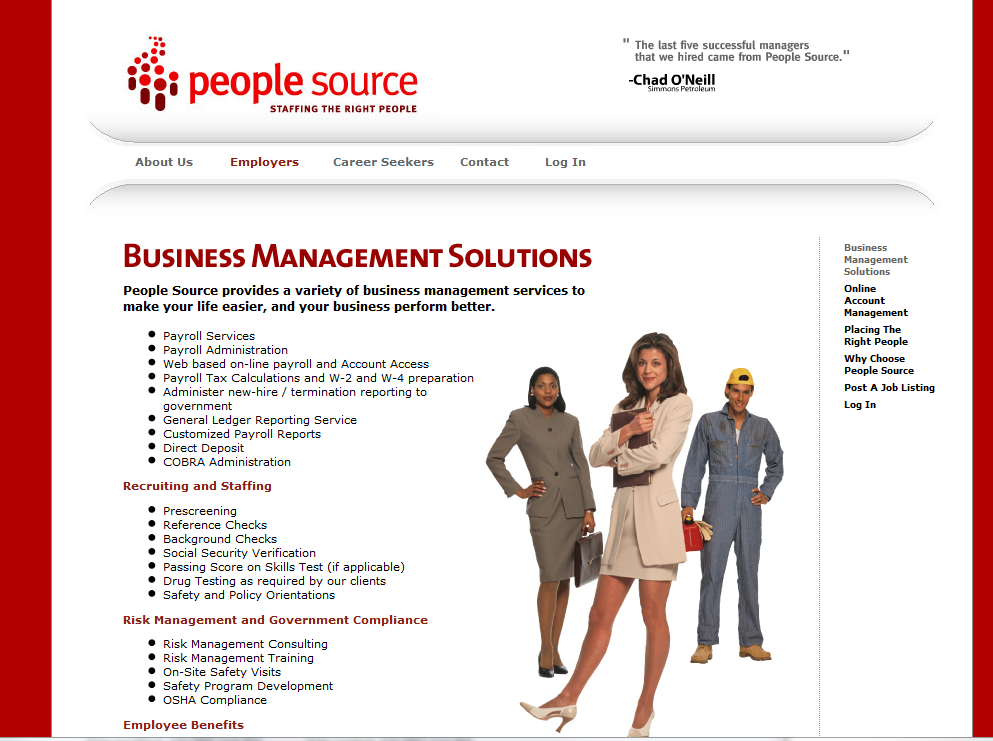 People Source Website